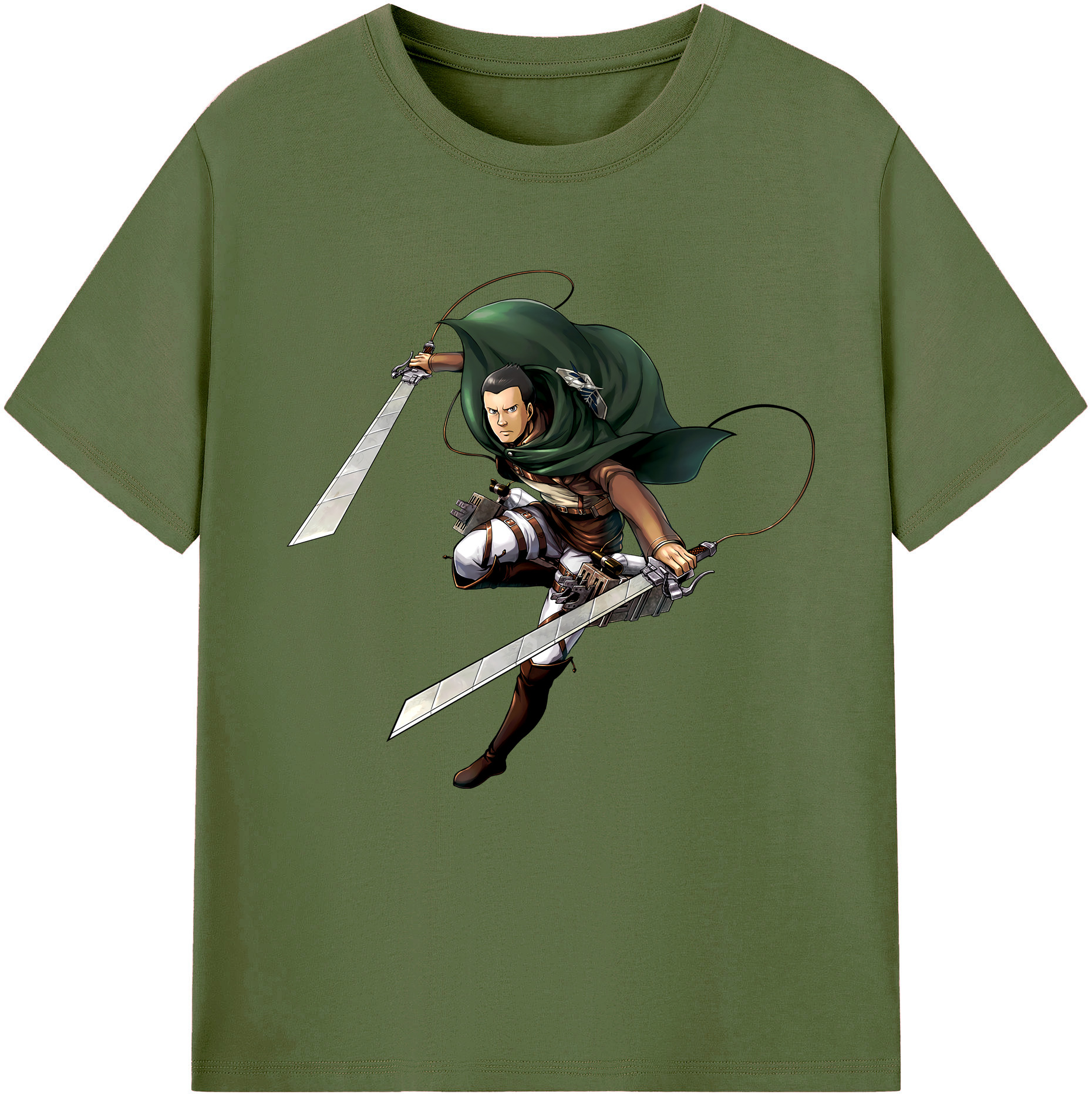 （画像用） 進撃の巨人 Attack on Titan 綿100％半袖Tシャツ（フロントプリント）